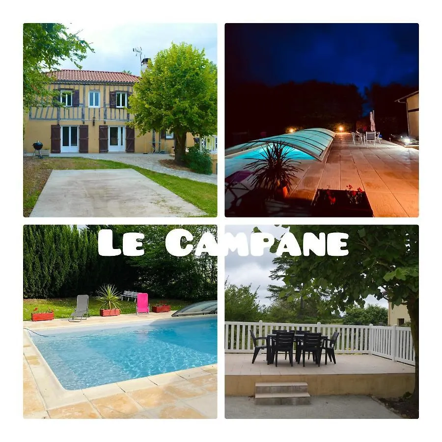 Gite Le Campane - Piscine Partagee Borne Recharge Vehicule 22Kwh Laujuzan